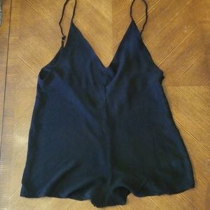 Honey Punch by Anthropologie Black Romper, Size M